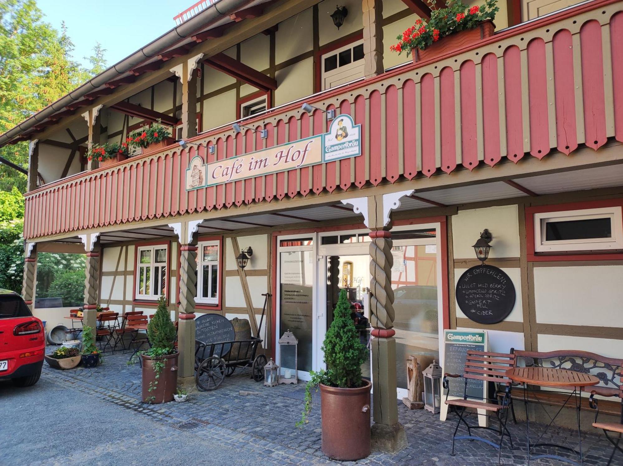 Streufdorf Cafe Im Hof- Bed & Breakfast מראה חיצוני תמונה