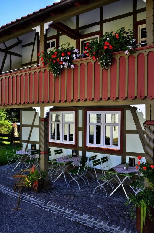 Streufdorf Cafe Im Hof- Bed & Breakfast מראה חיצוני תמונה